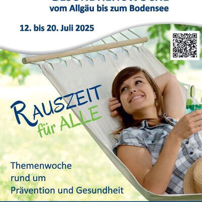 Gesundheitswoche vom Allg&auml;u bis zum Bodensee 2025 +++ Aufruf f&uuml;r Veranstaltende